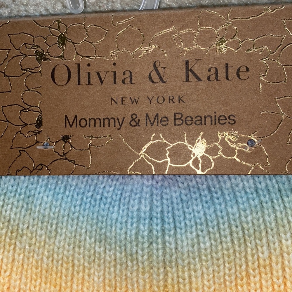 NEW mommy & me beanie hats good vibes tie dye unisex - Picture 4 of 6